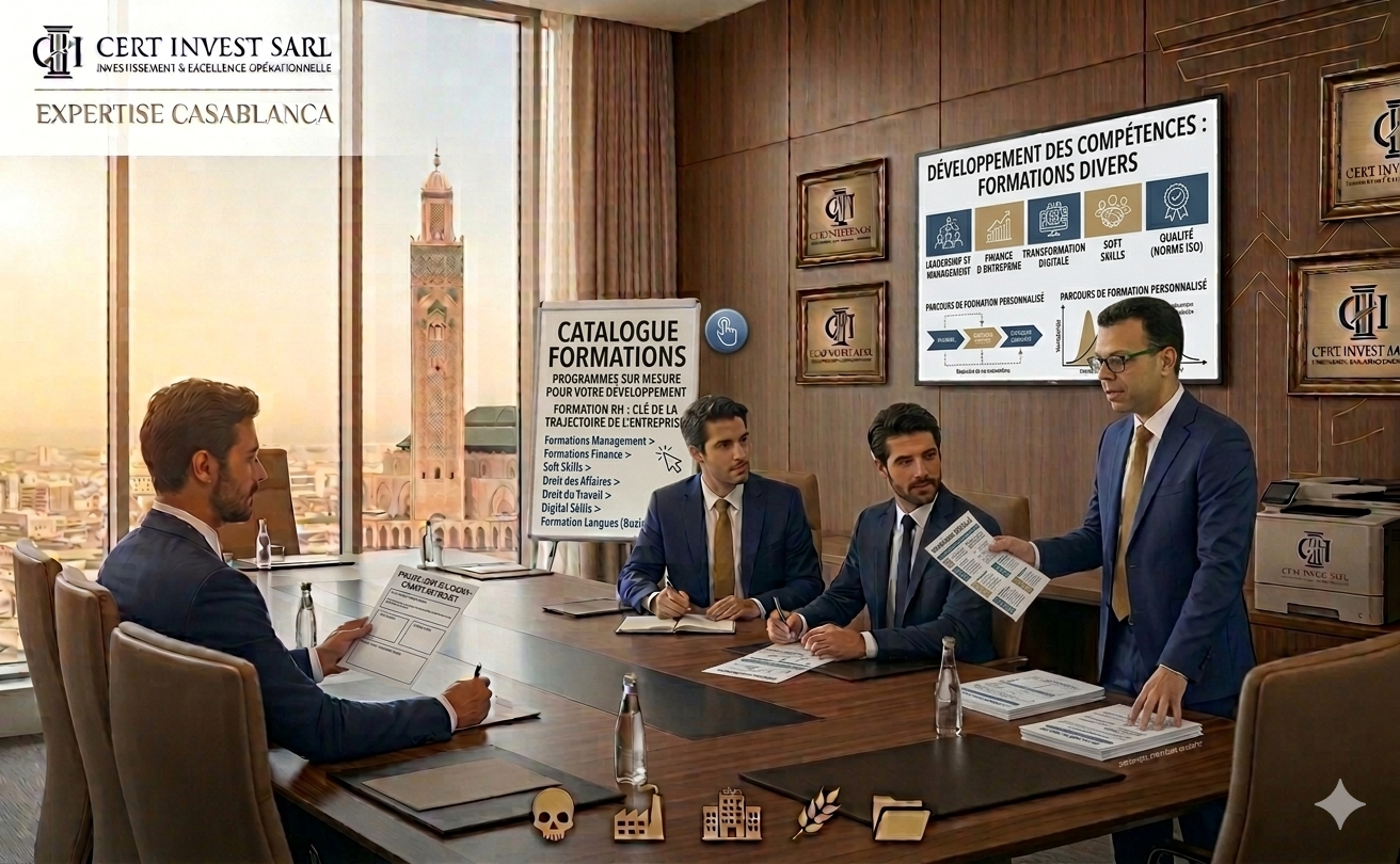 Formations professionnelles management Casablanca